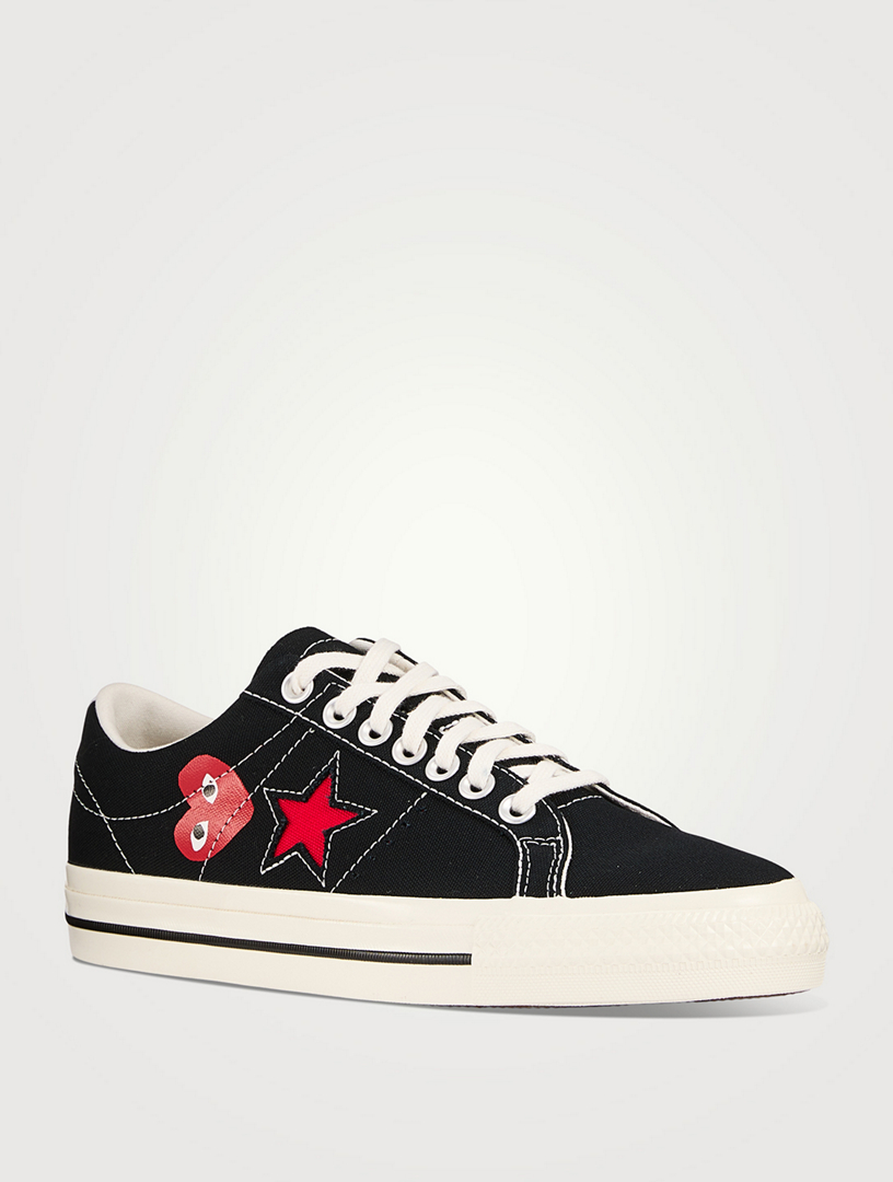 Converse one shop star white red