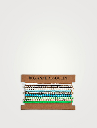 Set Of Nine Cool Crystal Bracelets