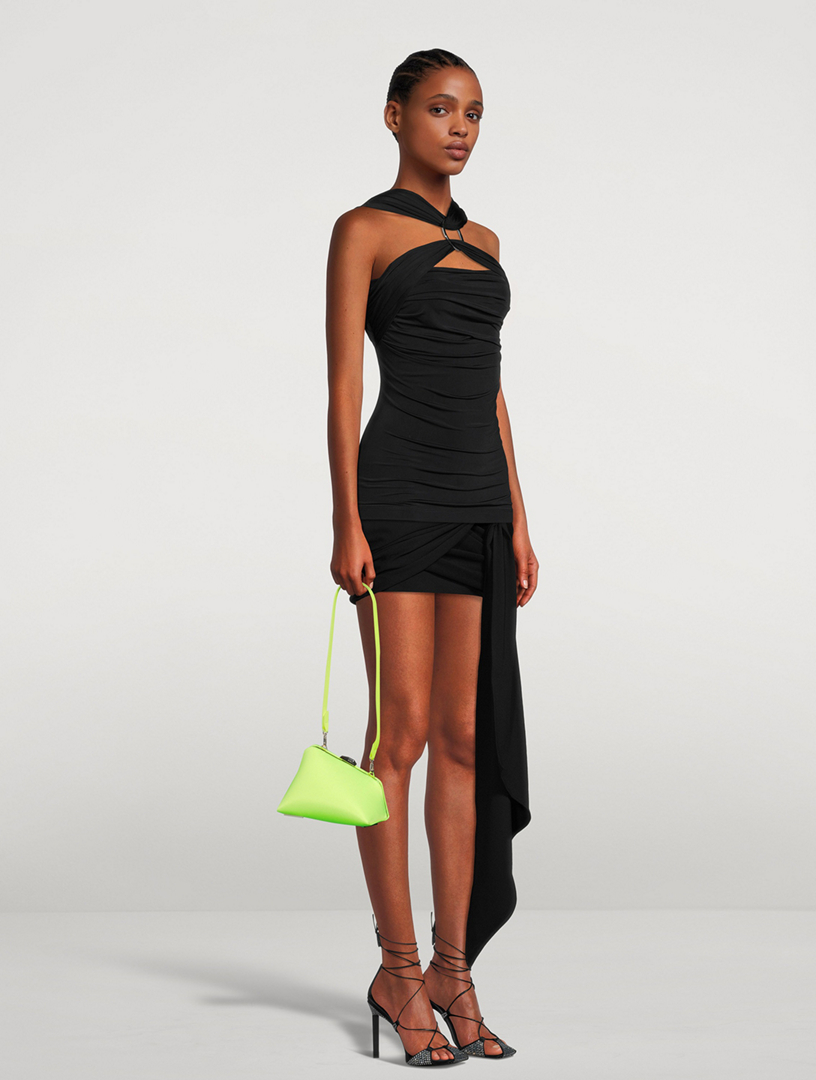 Midnight Satin Clutch