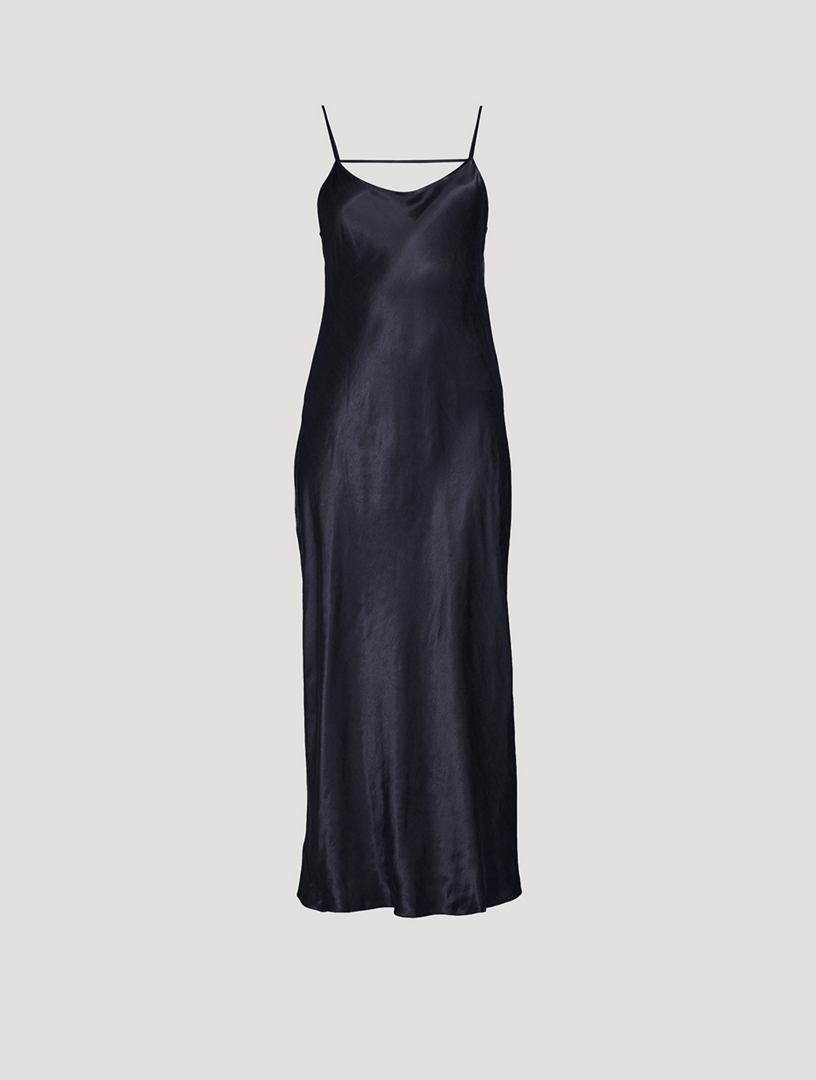 the row silk slip dress The Row