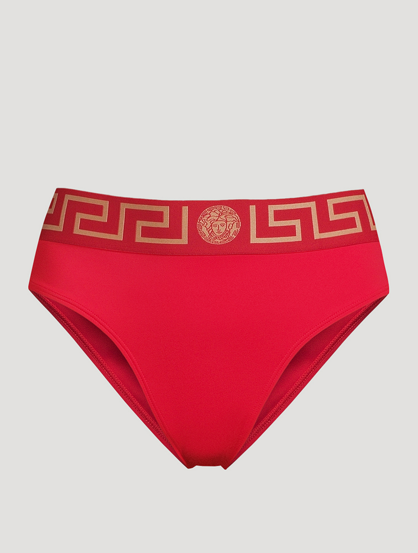 Versace Underwear Pink Greca Border Bikini Bottom – BlackSkinny