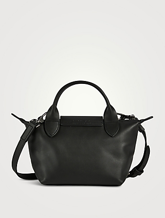 LONGCHAMP XS Le Pliage Xtra Leather Top Handle Bag