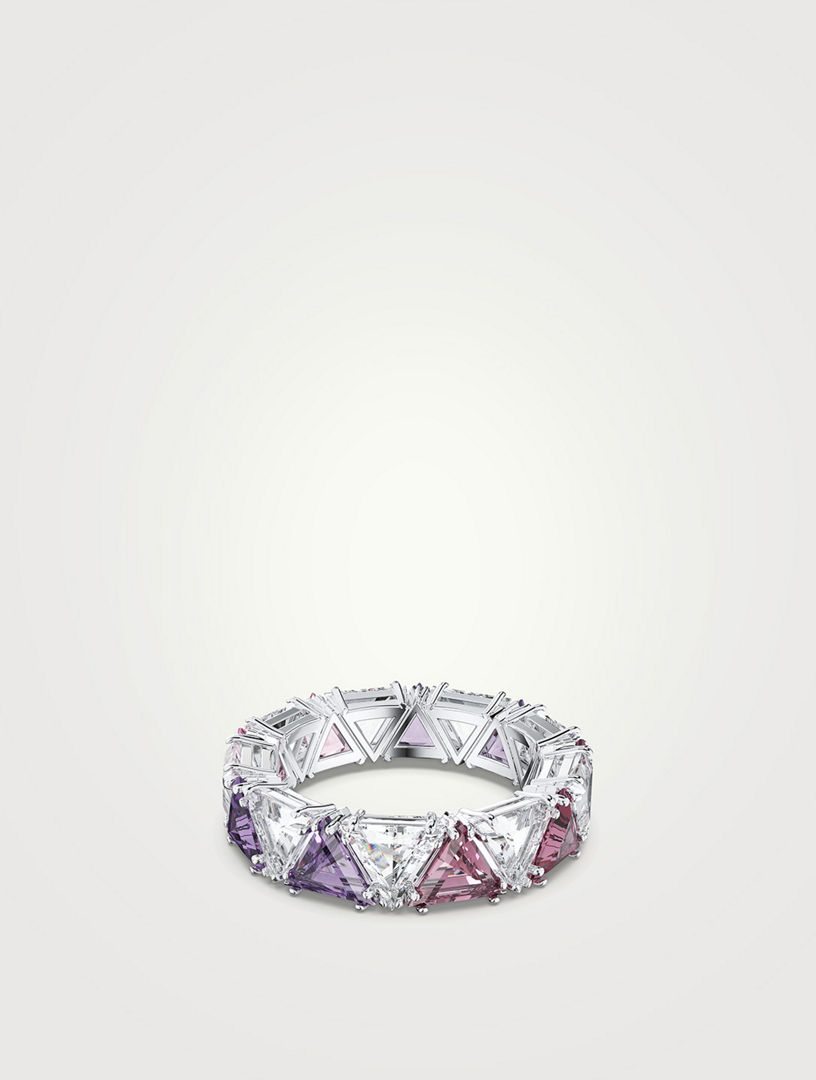 SWAROVSKI Ortyx リング Ortyx リング, トライアングルカット, ブラック, ロジウム