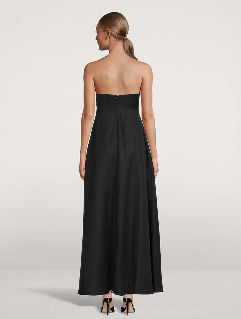 Montenegro Strapless Maxi Dress