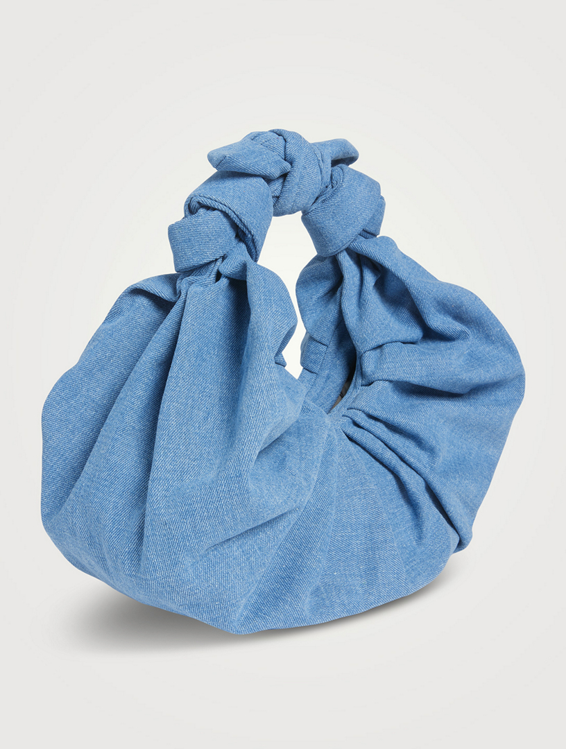 Kimi Denim Croissant Bag