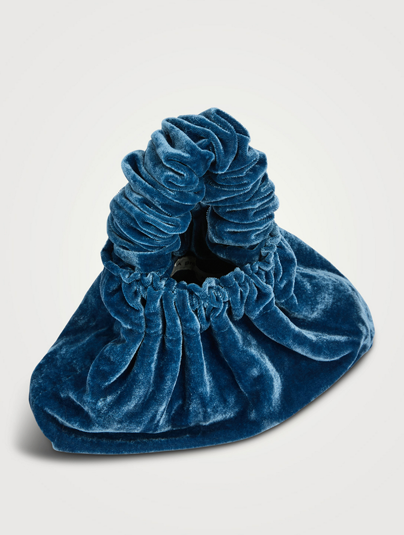 Halo Velvet Scrunchie Bag