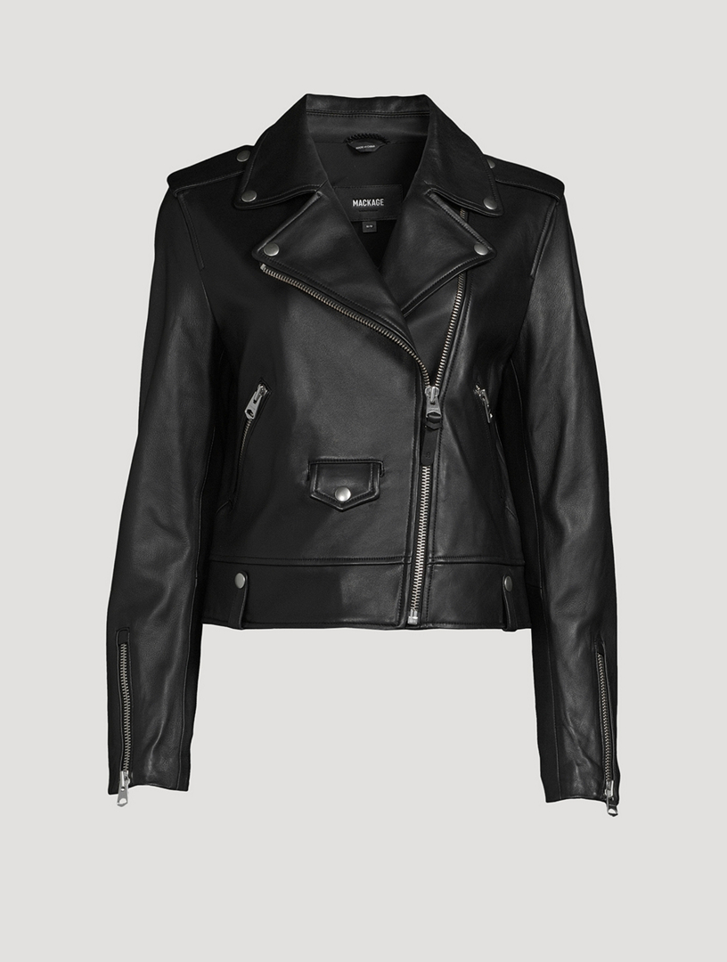  Legacy Black Leather Biker Jacket : Clothing, Shoes & Jewelry