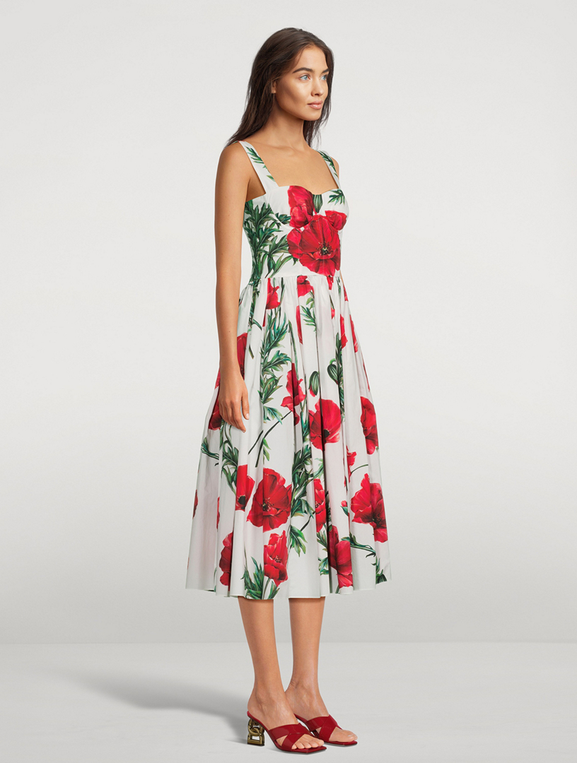 open lace back dress Mabel Dress in Red Polka Dot | Vintage 1940s Style Waterfall Dress main image 0