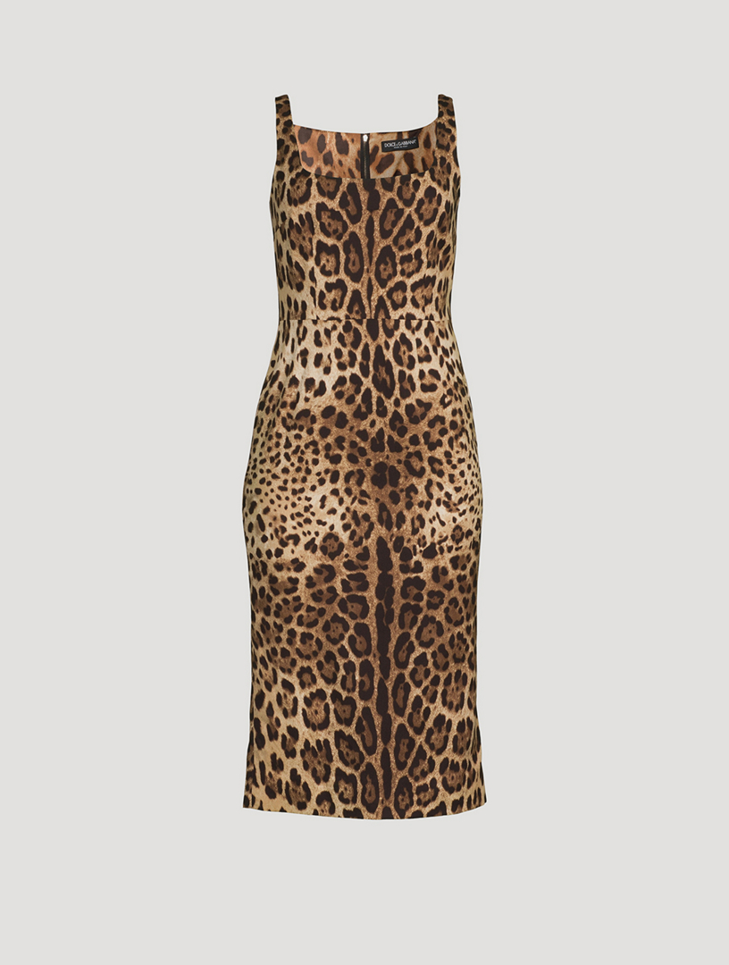 Dolce and Gabbana Leopard Print Slip Dress 90s D&G Vintage Leopard Wiggle  Dress Dolce Gabbana Pinup Dress Black Lace Stretch Cheetah Print -   Canada