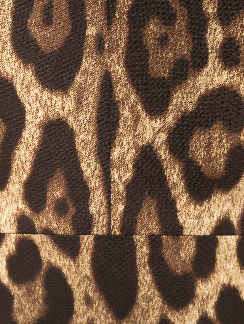 DOLCE & GABBANA Leopard Print Skirt Suit 40 - More Than You Can