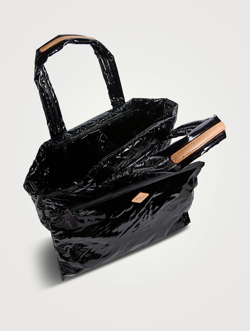 Mz wallace patent leather sale tote