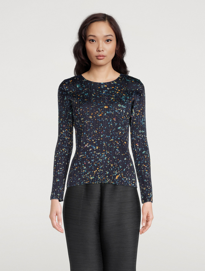 pleats please issey miyake ENCHANT トップス PLEATS PLEASE ISSEY MIYAKE Enchant Printed Top | Holt Renfrew