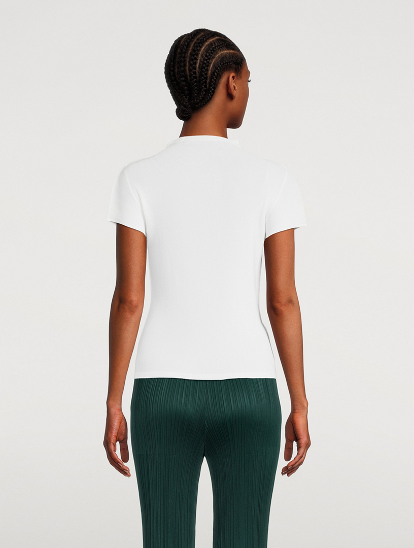 PLEATS PLEASE ISSEY MIYAKE Mist Basics Top | Holt Renfrew