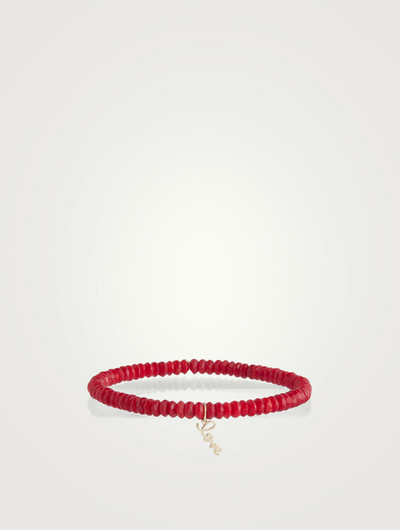 Love script bracelet shop