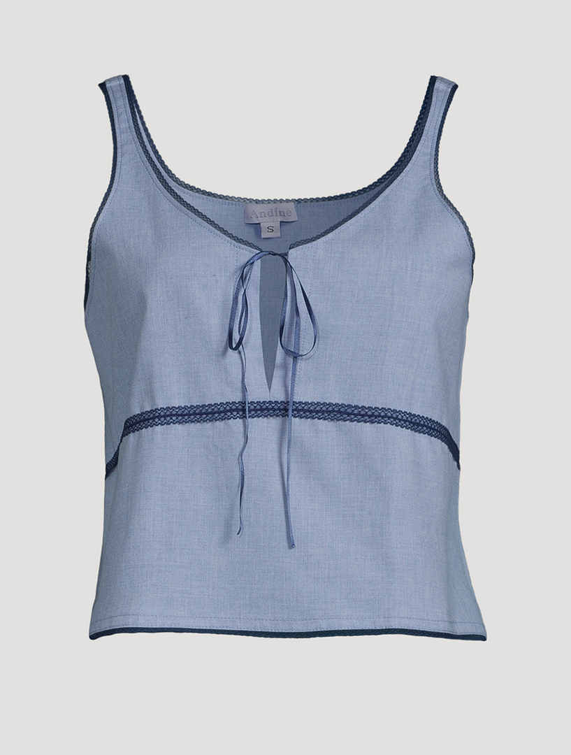 Lulu Cotton Flannel Tank Top