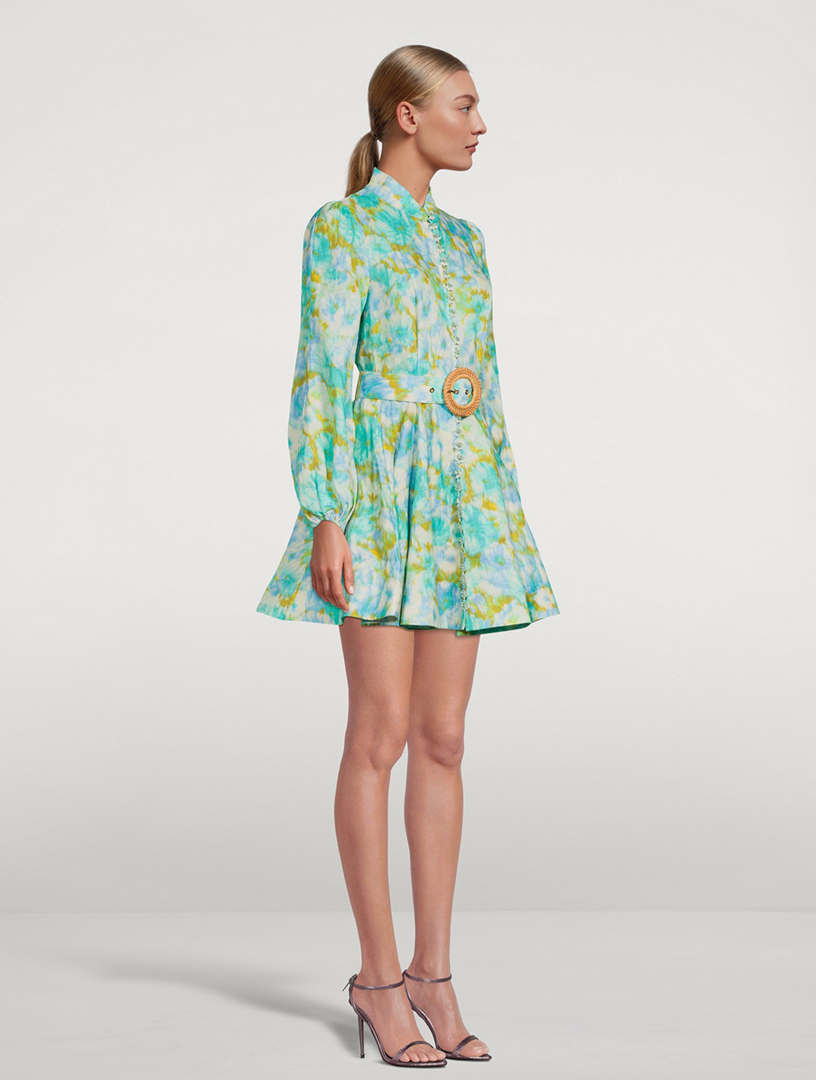 High Tide Mini Dress Floral Print