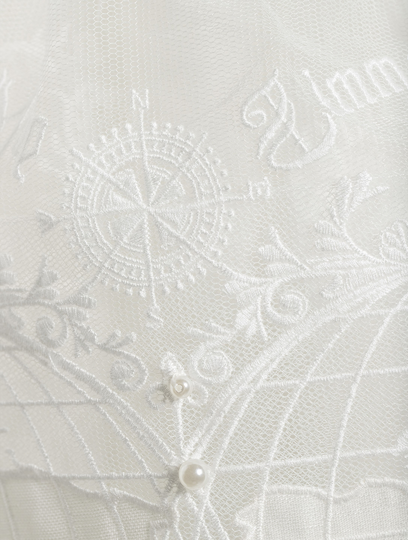 ZIMMERMANN High Tide Embroidered Mini Dress | Holt Renfrew