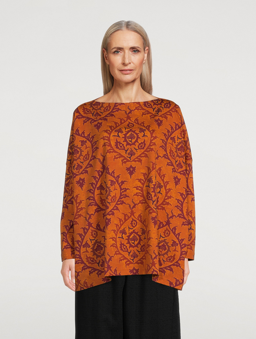 Long-Sleeve T-Shirt Ottoman Print