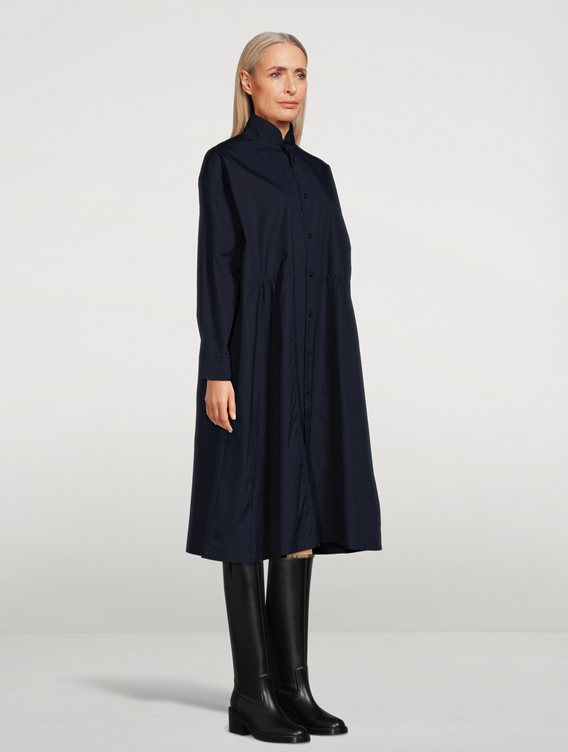 Poplin Shirt Dress