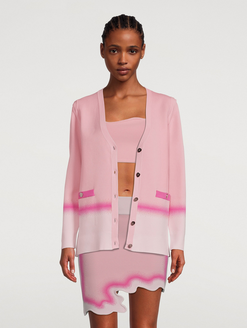 PH5 Noel Oversized Cardigan With Detachable Sleeves  Pink