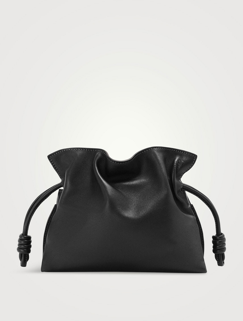 LOEWE Mini Flamenco Leather Clutch | Holt Renfrew