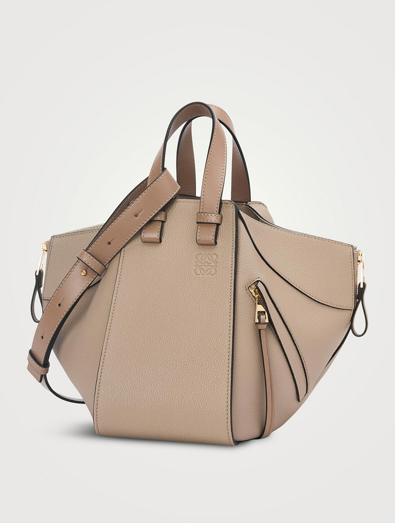 Loewe | Women Hammock Leather Compact Top Handle Bag Nude Unique