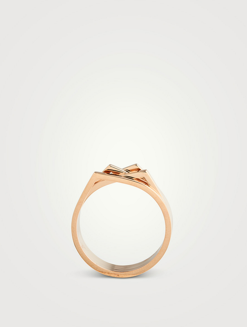 REPOSSI Antifer 18K Gold Four-Row Ring | Holt Renfrew