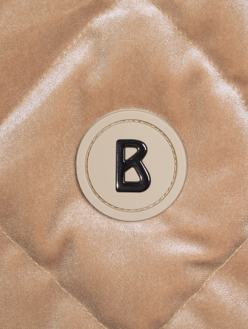 Vela Quilted Velvet Down Jacket