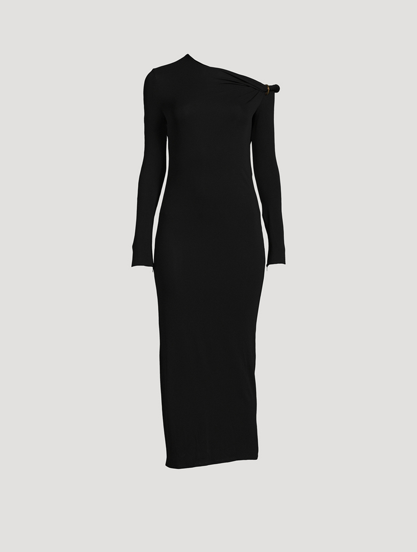 versace asymmetrical dress Black Asymmetrical Dress Versace