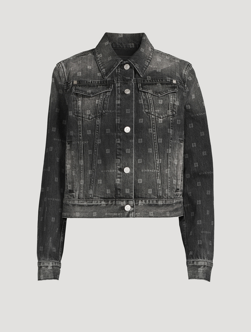 Denim Jacket in 4G Print