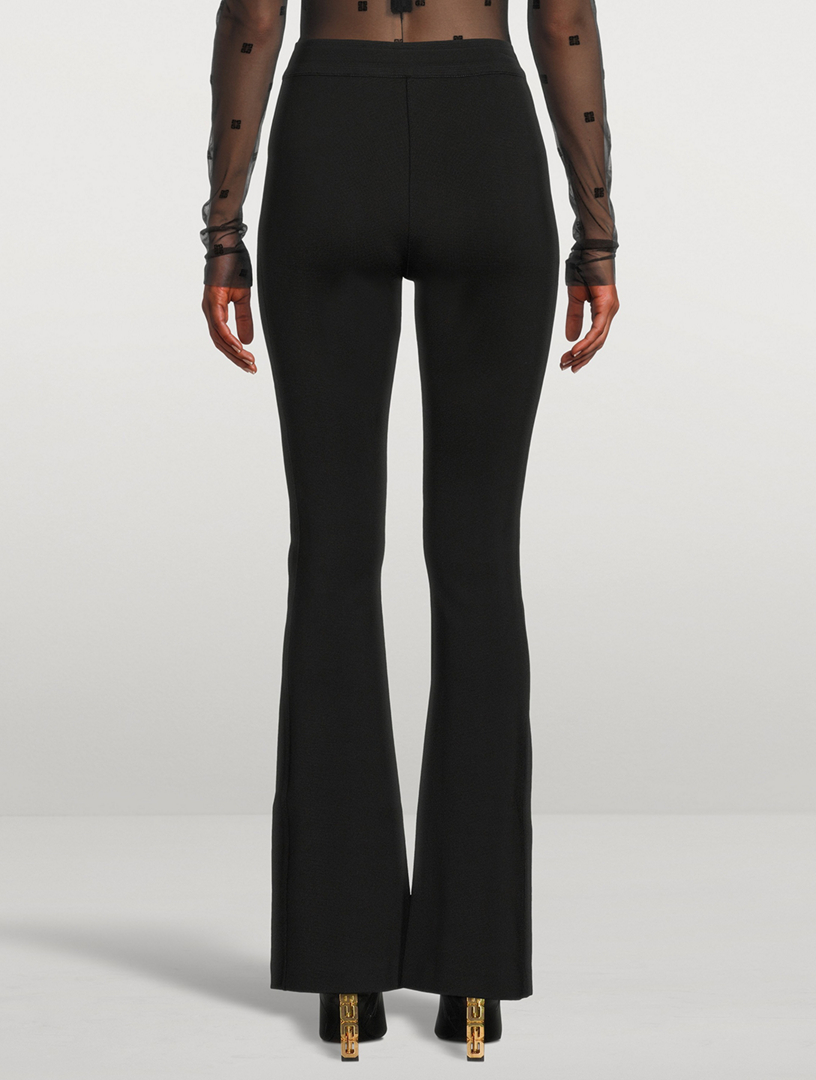 Flared Jersey Trousers
