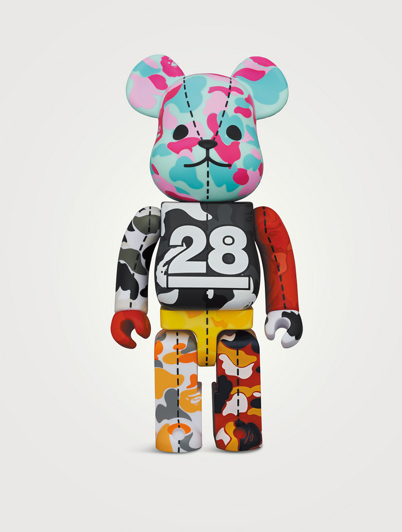 BEARBRICK BAPE(R) Camo 28th Anniversary #3 400% Be@rbrick | Holt