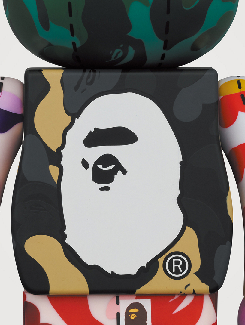 BEARBRICK BAPE(R) Camo 28th Anniversary #4 1000% Be@rbrick | Holt