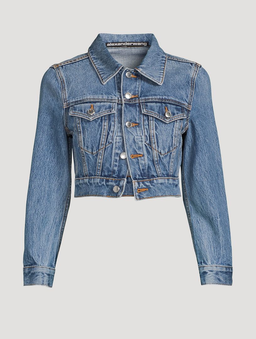 Shrunken Denim Trucker Jacket