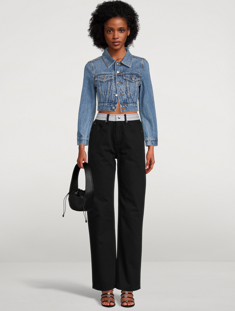 Shrunken Denim Trucker Jacket
