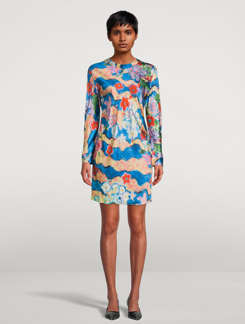 Printed Mini Dress