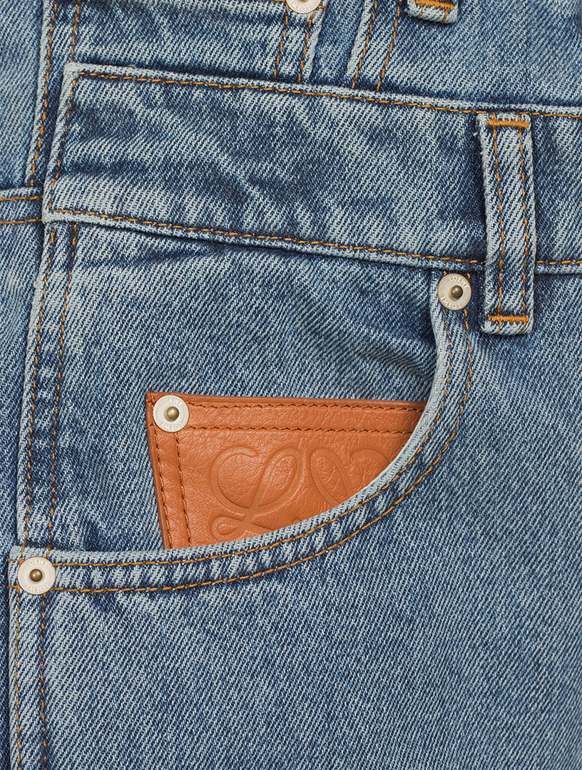 Trompe L'œil Wide-Leg Jeans