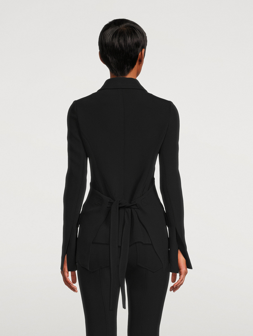 Bi-Stretch Crepe Blazer