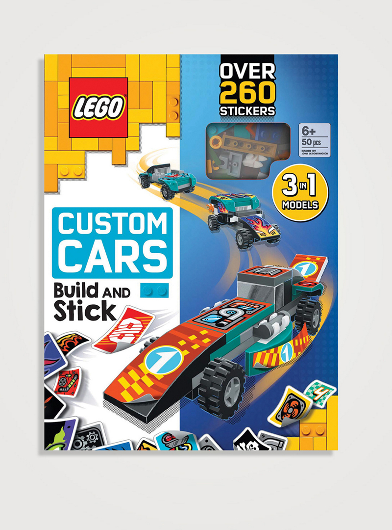 Construis et colle emblématique de LEGO : Livre à couverture rigide  Voitures sur mesure