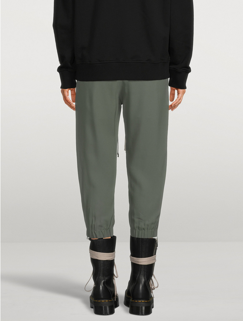 RICK OWENS Cropped Track Pants | Holt Renfrew