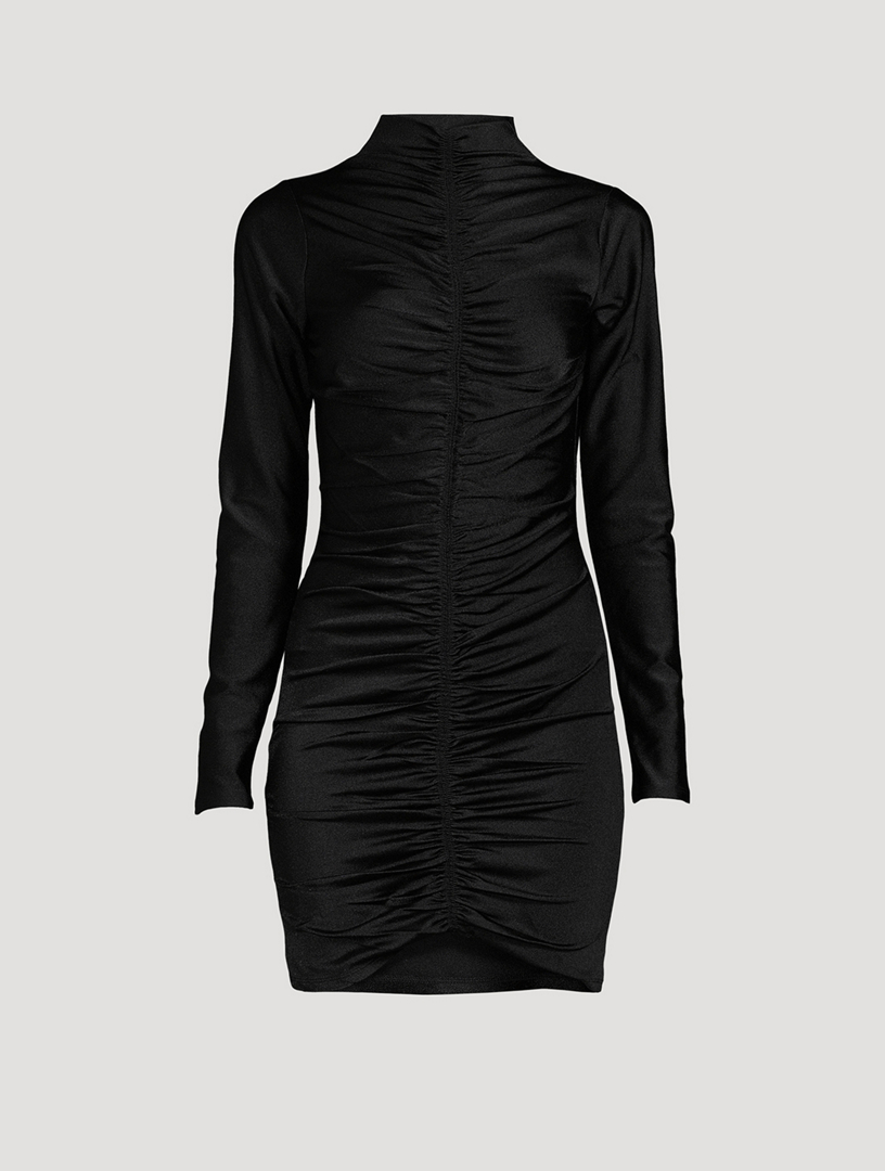 GOOD AMERICAN Compression Ruched Mini Dress | Holt Renfrew