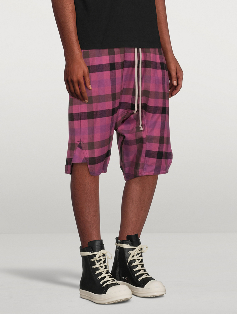 ー品販売  Swinger Basket OWENS RICK Shorts Renfrew Holt | Print Plaid In パンツ