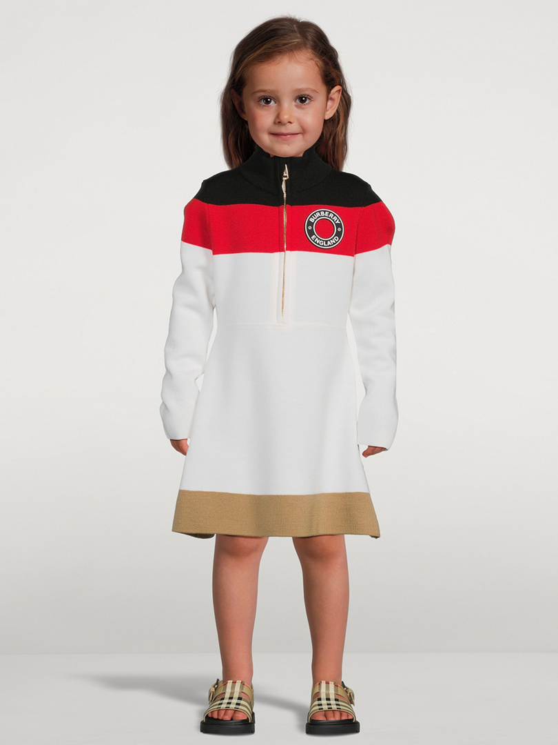 Icon Stripe Wool-Blend Dress