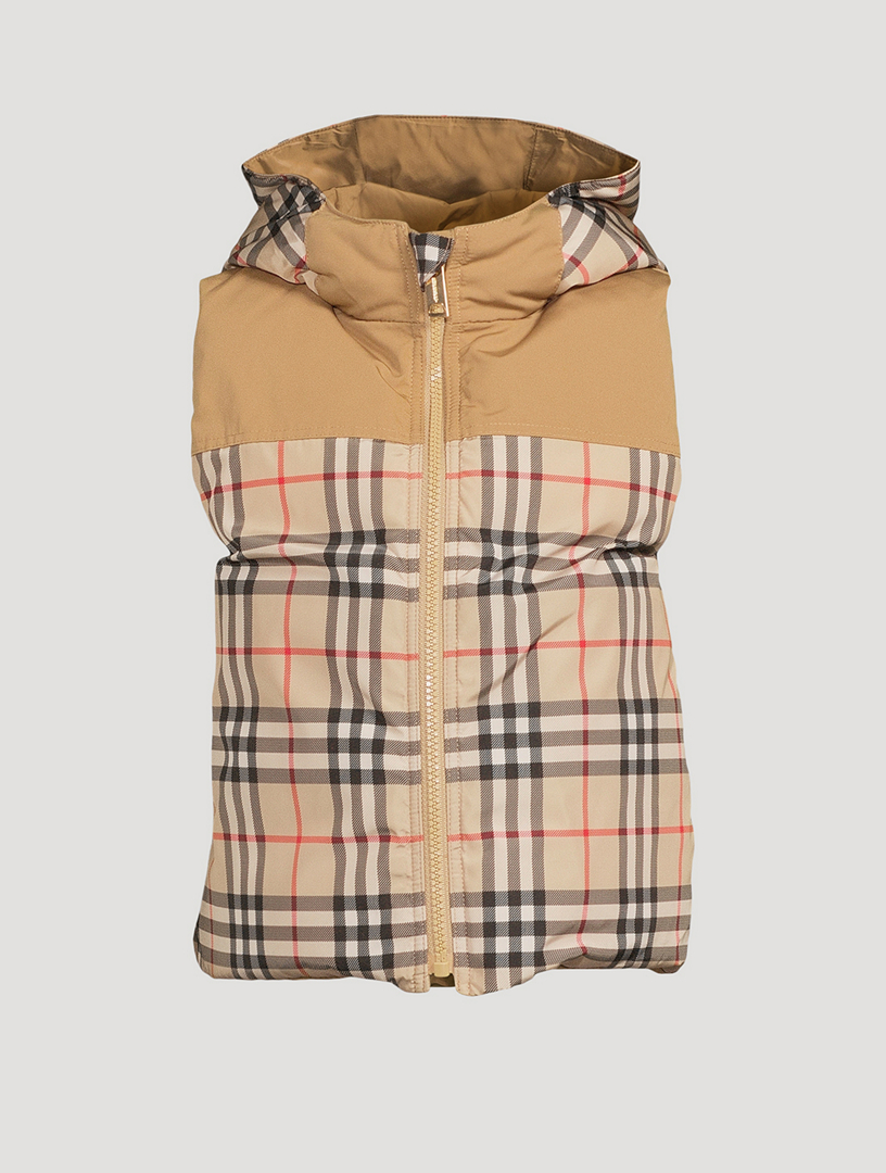 Burberry vest with store hood