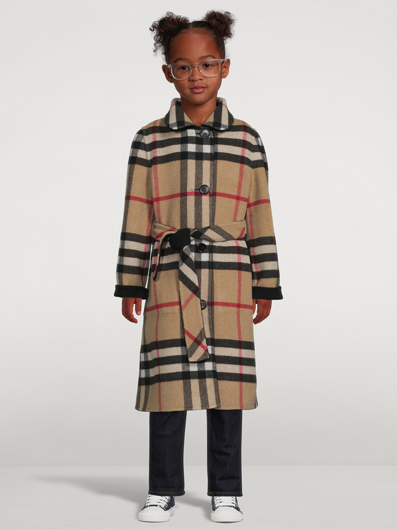 BURBERRY Reversible Check Wool Coat Holt Renfrew