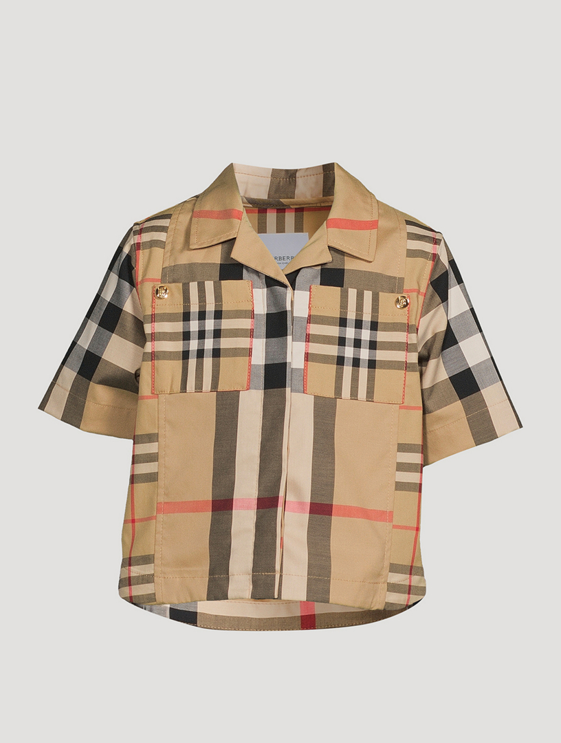 Chemise best sale motif burberry