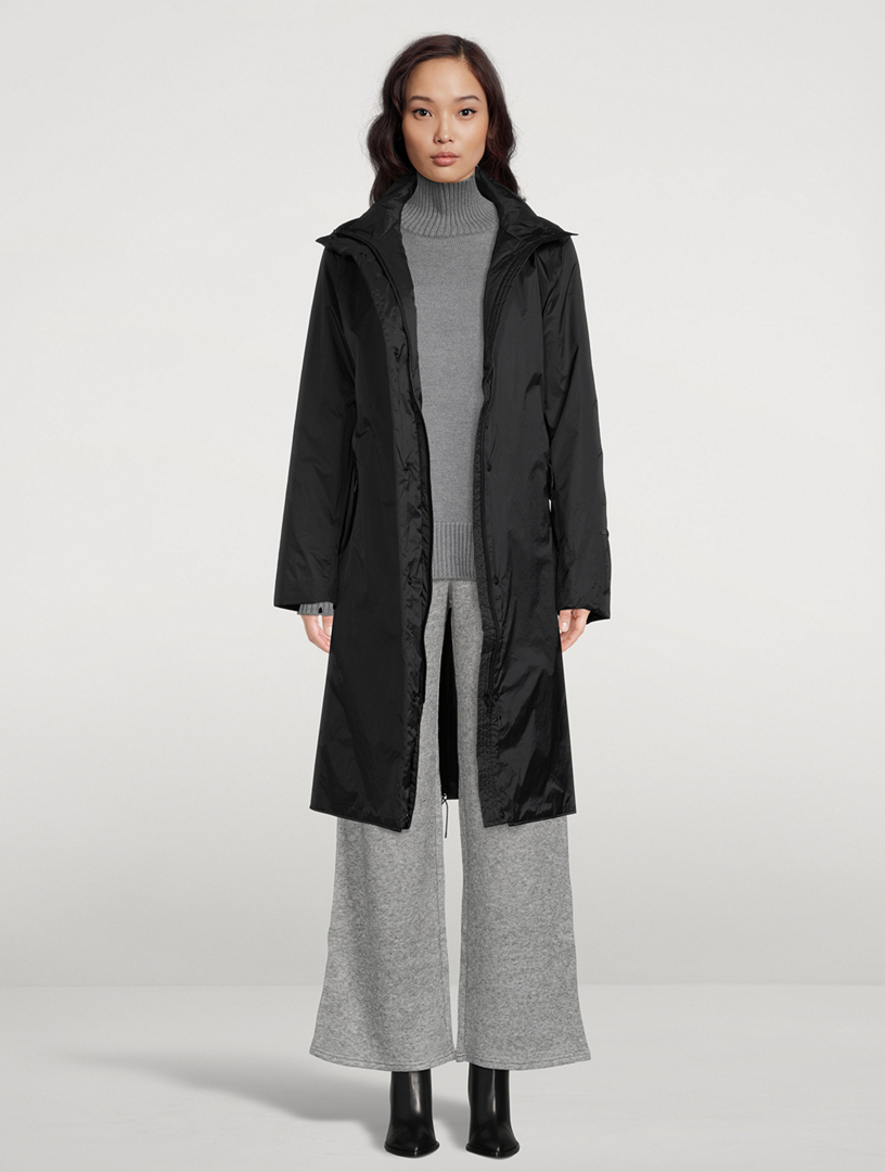 Long Padded Nylon Coat