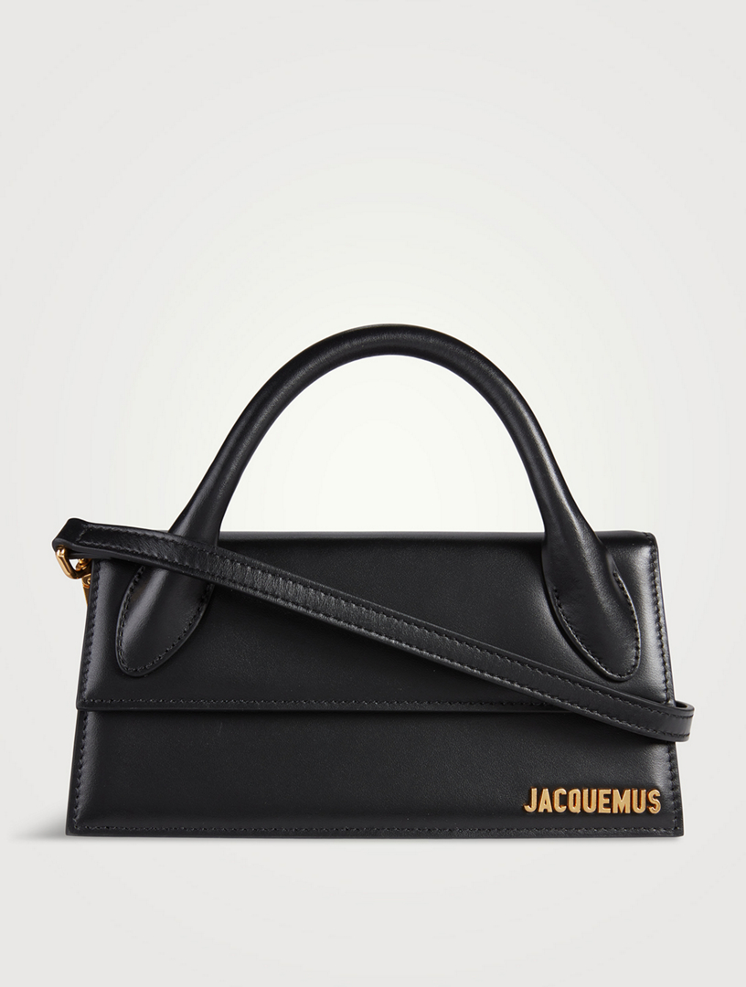 Jacquemus Le Chiquito Long Leather Bag Black Top handle bags