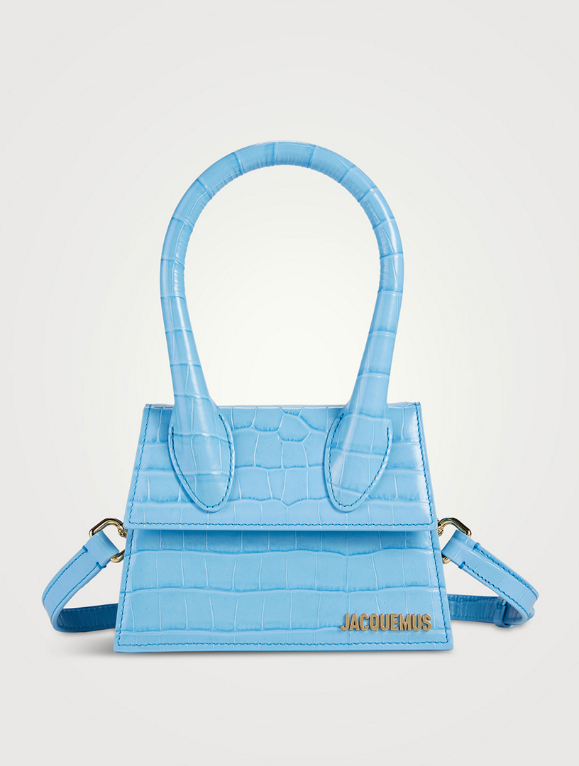 Jacquemus le chiquito moyen croc new arrivals