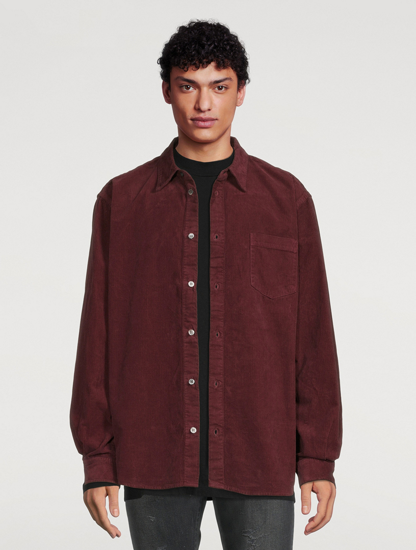 Corduroy Cloak Shirt